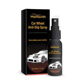 Homonth Car Wheel Anti-Slip Spray, Car Wheel Cleaning Decontamination Care Repair Wheel Anti-Skid Cleaner