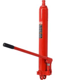 Hydraulic Long Ram Jack with Single Piston Pump and Clevis Base (Fits: Garage/Shop Cranes, Engine Hoists, and More): 8 Ton (16,000 lb) Capacity,