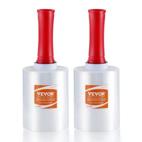 VEVOR Stretch Film, 5 inches x 1000 feet, 2 Pack, 80 Gauge Industrial Strength Clear Durable Stretch Wrap Roll