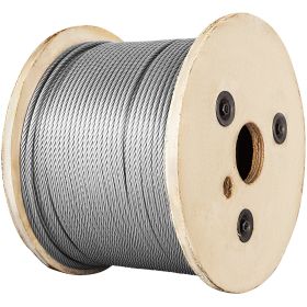 VEVOR 1/8 Stainless Steel Cable Railing 500ft, Wire Rope 316 Marine Grade